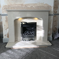 Gothic Arch Fireplace